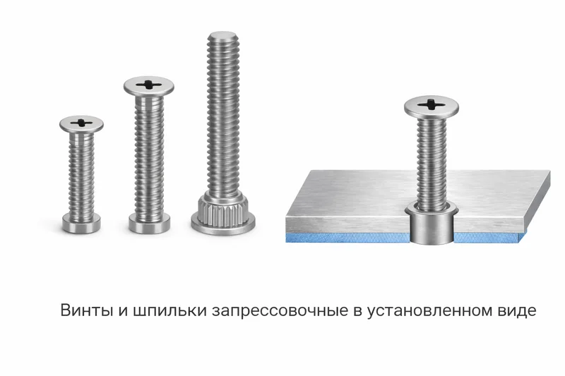 Запрессовочная гайка с защитой от проворачивания